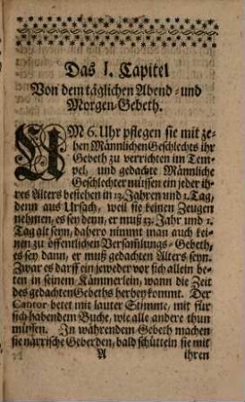 Jüdisches Ceremoniel : d.i. Allerhand Jüdische Gebräuche, ...