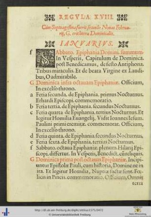 Regula XVIII.