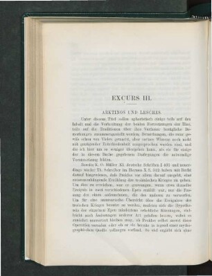 Excurs III. Arktinos und Lesches