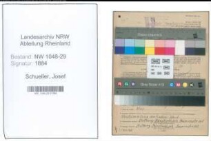 Entnazifizierung Josef Schueller , geb. 06.12.1890 (Beamter)