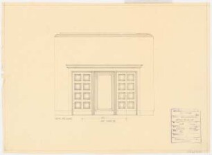 Schloss Posen, Posen Umbau: Wandabwicklung Reichsstiftung 1:20
