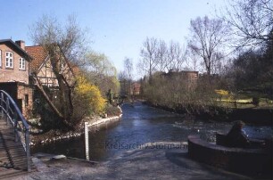 Zusammenfluss von Beste und Stadtarm in Richtung Osten