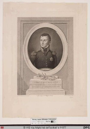 Bildnis Wilhelm I. (eig. Willem Frederick), König der Niederlande u. Großherzog von Luxemburg (reg. 1815-40)