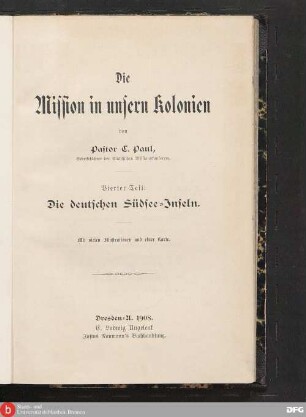 4: Die deutschen Südsee-Inseln