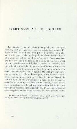 Avertissement de l'auteur