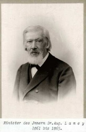 Lamey, August, Nationalliberale (spätere Aufnahme)