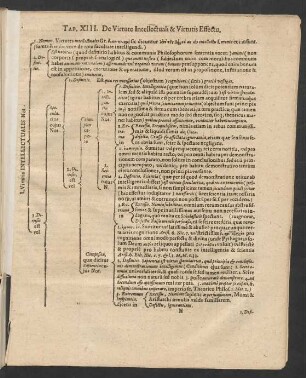 Tab. XIII. De Virtute Intellectuali & Virtutis Effectu.