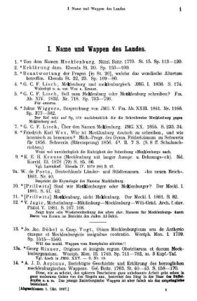 I. Name und Wappen des Landes.