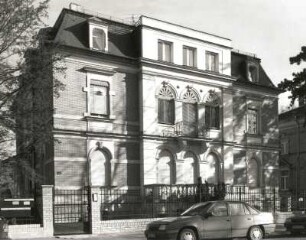 Dresden-Strehlen, August-Bebel-Straße 25. Villa. Um 1890. Straßenansicht