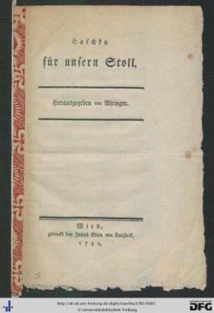 Für unsern Stoll
