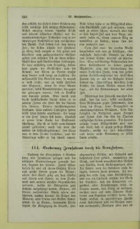 114. Eroberung Jerusalems durch die Kreuzfahrer
