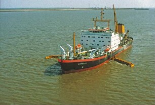 Saugbagger und MZS "Nordsee"
