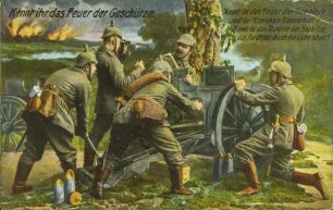 Kennt ihr das Feuer der Geschütze.