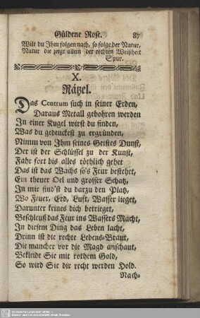 X. Rätzel