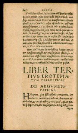 De Argumentatione.