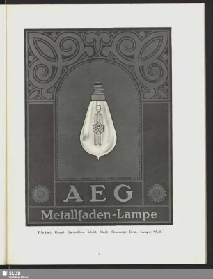 AEG Metallfaden-Lampe