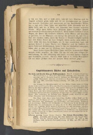 Empfehlenswerte Bücher und Zeitschriften