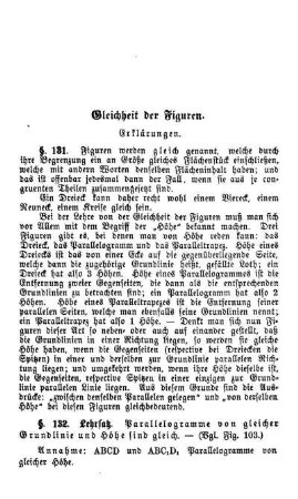Gleichheit der Figuren.