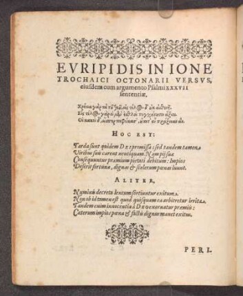 Euripidis in Ione