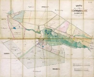 N° VI; Charte von der Hof= und dorffeldmark Schwanhaide, D.A. Boizenburg