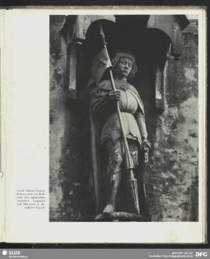 Bildsäule des römischen Legionärs und Märtyrers Viktor am St.-Viktor-Dom