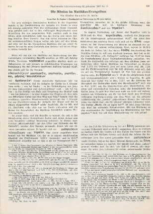 889-893 Die Mission im Matthäus-Evangelium
