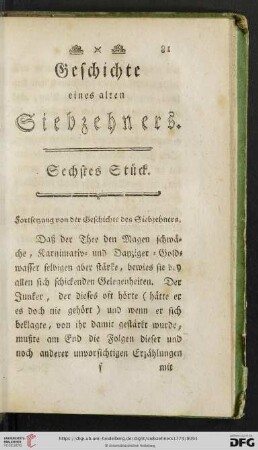 Sechstes Stück