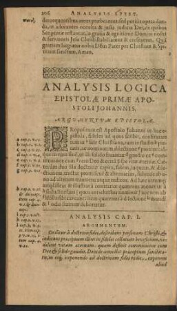 Argumentum Epistolae.