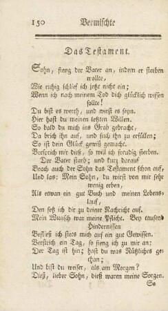 Das Testament