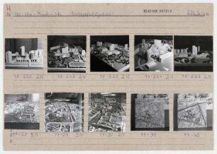 Modell: Wohngebiet Fennpfuhl (Ho-Chi-Minh-Straße). Berlin, Lichtenberg, Landsberger Allee (Leninallee)/Weißenseer Weg (1976-1992 Ho-Chi-Minh-Straße)