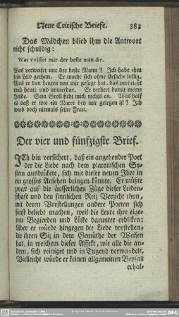Der vier und fünfzigste Brief
