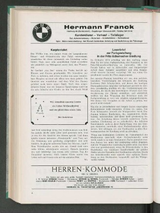 Leserbrief zur Farbgestalung in der Fritz-Schumacher-Siedlung