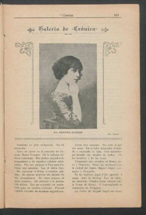 [Retrato de] Sta. Agripina Acevedo