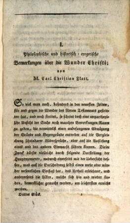Magazin für christliche Dogmatik und Moral, deren Geschichte und Anwendung im Vortrag der Religion. 3, 3. 1797