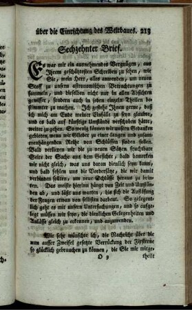 Sechzehnter Brief