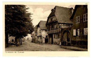 Der Krieg 1914/15 in Postkarten, 20. Reihe, Abt.: Deutschland; Inhalt: Elsaß/1.Gruppe: Nr. 198: Scherweiler i.Elsass