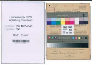 Entnazifizierung Rudolf Barth , geb. 09.09.1906 (Rechtsanwalt)