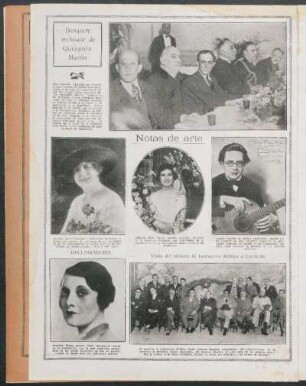 Banquete en honor de Quinquela Martín