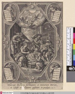[Die Anbetung der Hirten; The adoration of the shepherds]