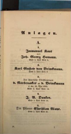 Erlebtes aus den Jahren ..., 4. 1790 - 1827