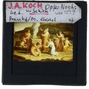 Koch, Schick, Landschaft mit dem Dankopfer Noahs