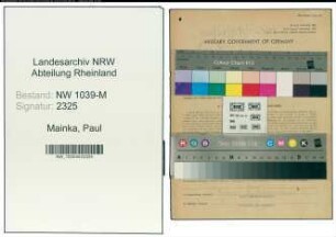 Entnazifizierung Paul Mainka , geb. 26.01.1909 (Arbeiter)