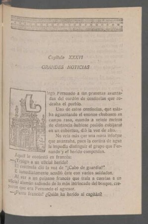 Capítulo XXXVI - Grandes noticias