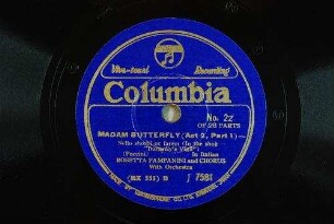 Madam Butterfly (act 2, part 1) : Nello shoshi or farem (In the shoji - "Butterfly's vigil")/ (Puccini)