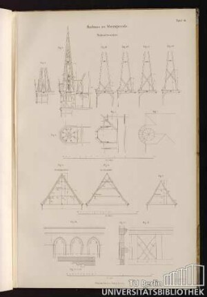 Tafel 18. Rathaus zu Wernigerode. Teilzeichnungen