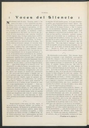 Voces del silencio