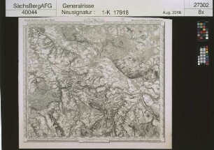 Topographischer Atlas des Königreichs Sachsen (Oberreitscher Atlas 1819-1860, Umdruckausgabe); Dresden