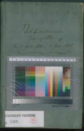 Schatzungsrechnung 1804 - 1805