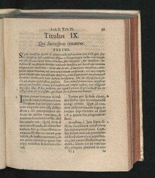 Titulus IX. Qui successores teneantur.