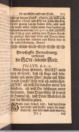 30. Betrachtung: Die Gott-lobende Seele